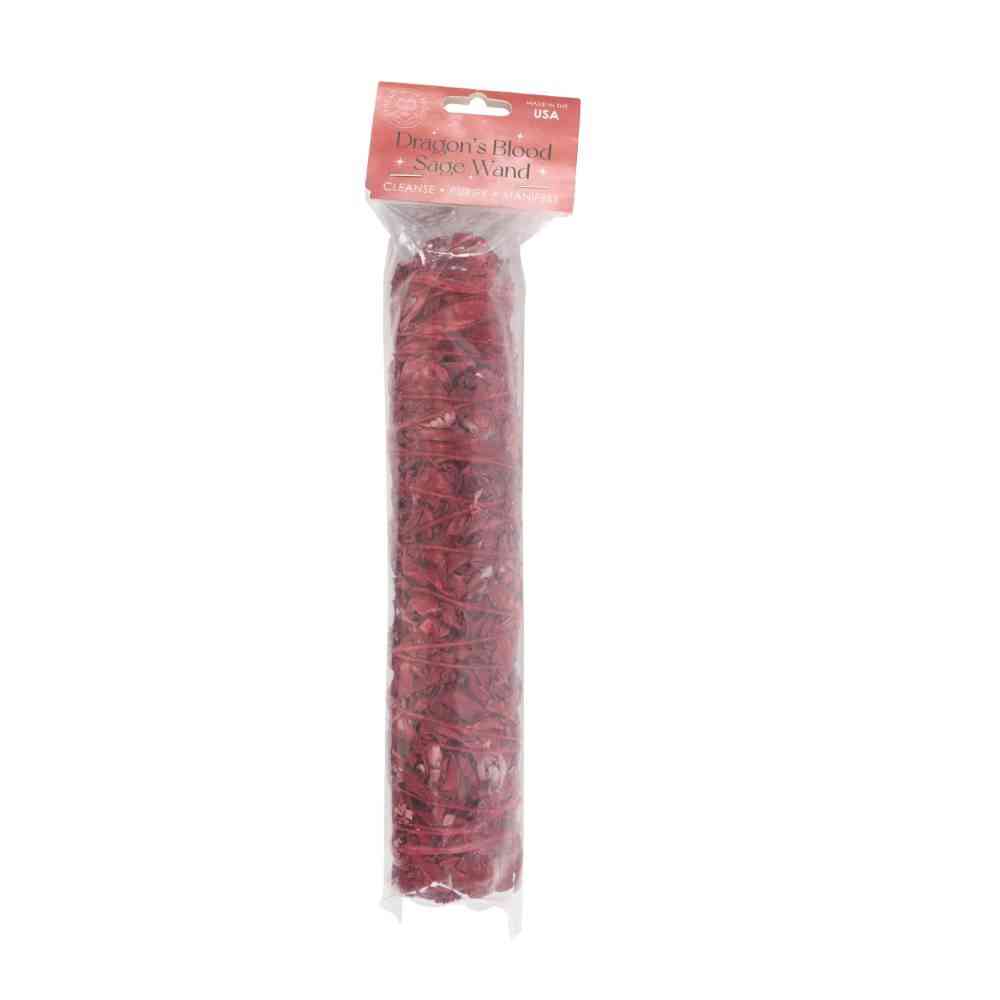 Something Different - 22.5cm Large Dragons Blood Wand Smudge stick - Multicolours